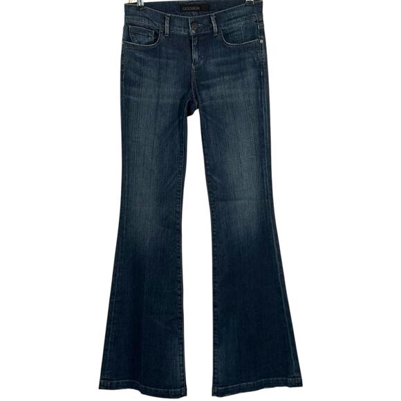 Goldsign VTG Jeans Women’s Flare Denim Preppy Distressed Sample 28 Y2K - Picture 2 of 11